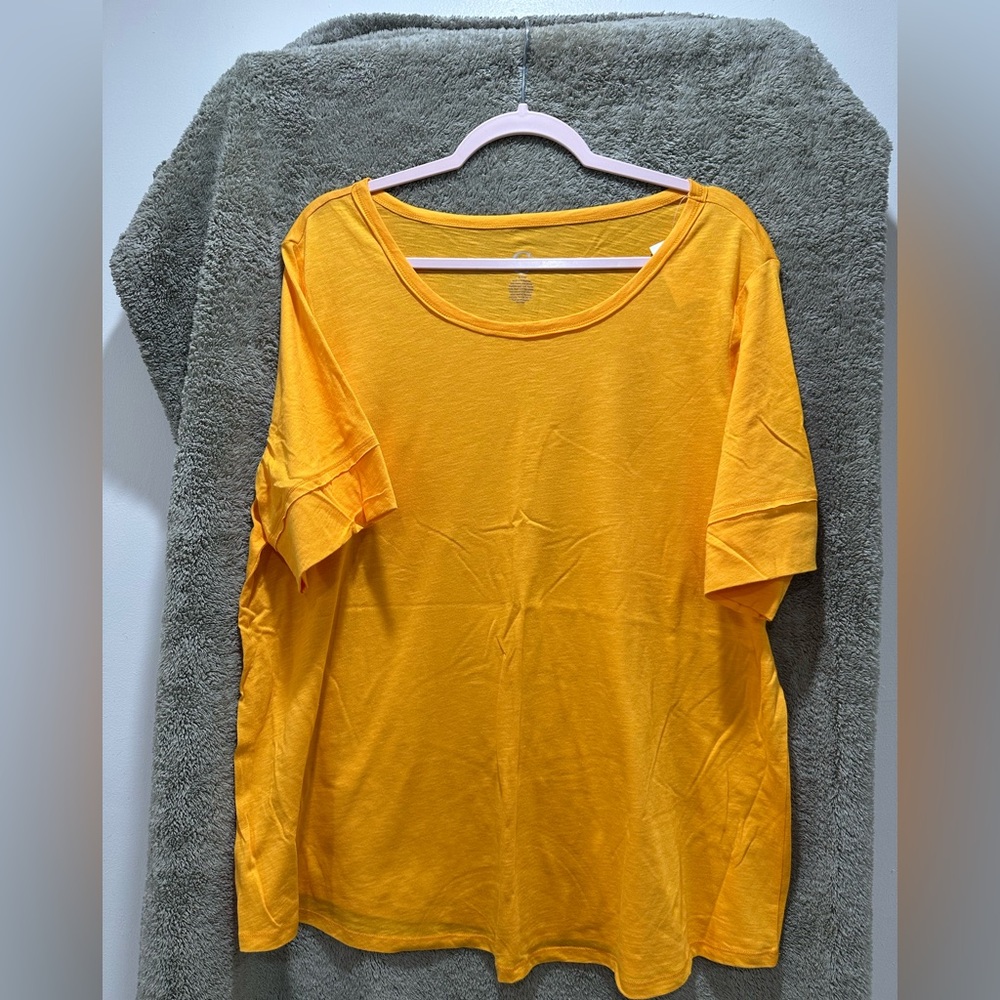 Cato Golden Yellow Short Sleeve Tee